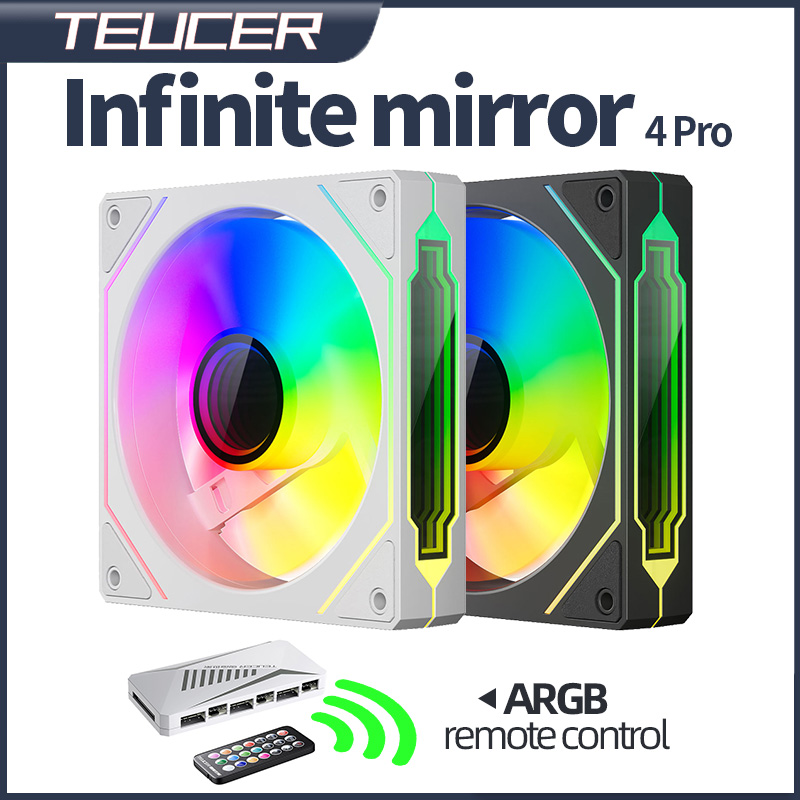 Pc Water Cooling - Teucer kipas PC 120mm, casing pendingin