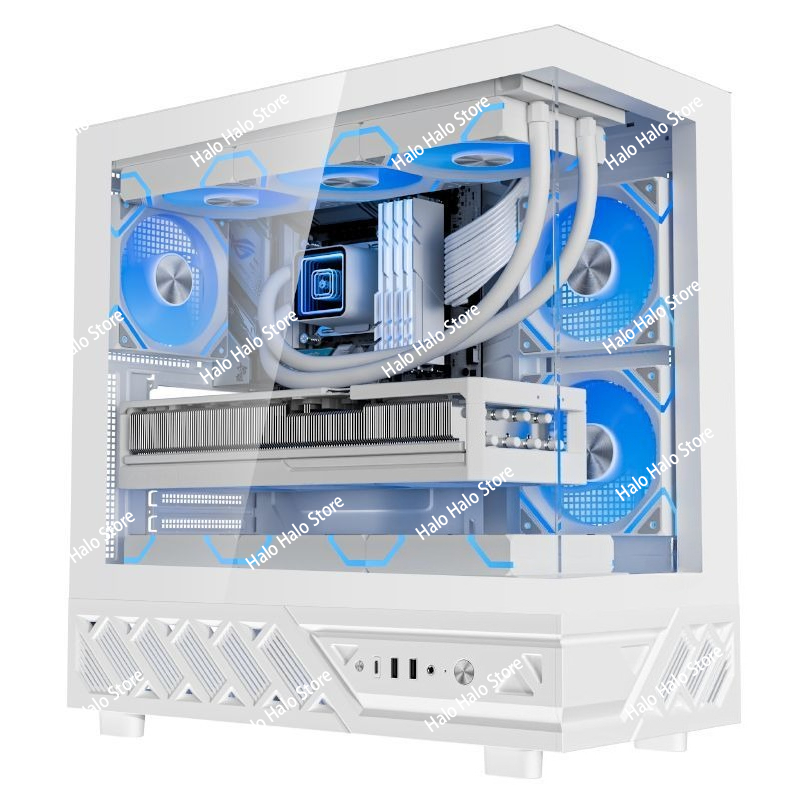 Casing PC ATX White Seaview Ka - Pc Gaming Liquid ulasan dan harga
