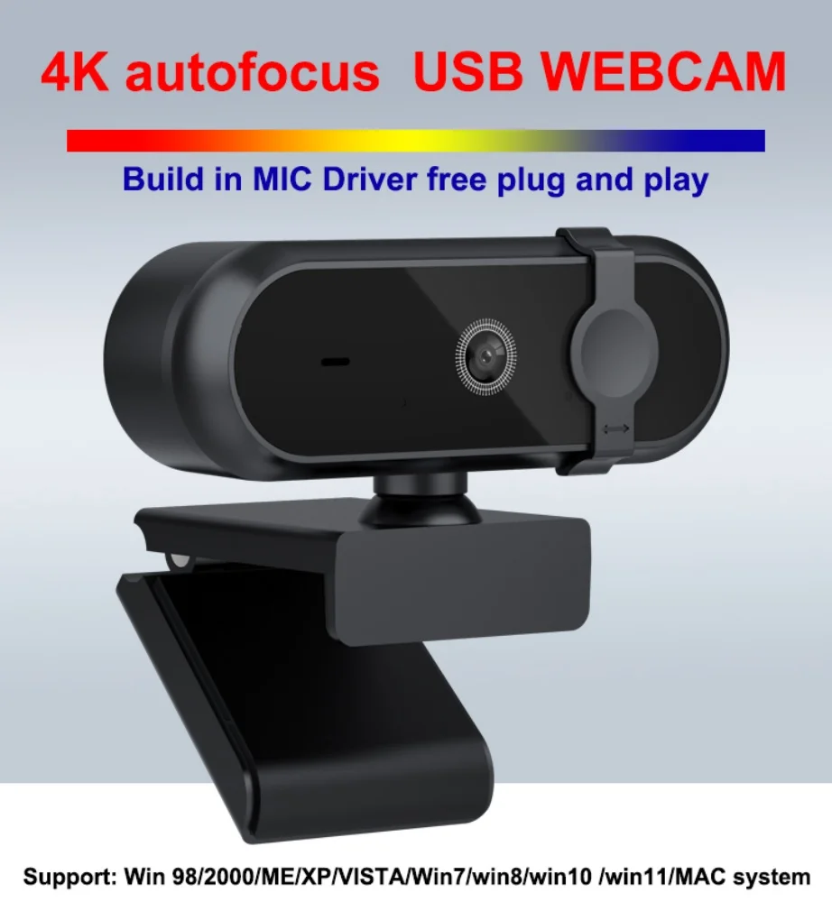 Webcam Autofokus 4K 2K 30fps M - Pc Gaming Fullset ulasan dan harga