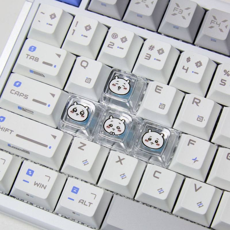 Chiikawa 4 Buah Keycap Transpa - Pc Gaming Lounge ulasan dan harga