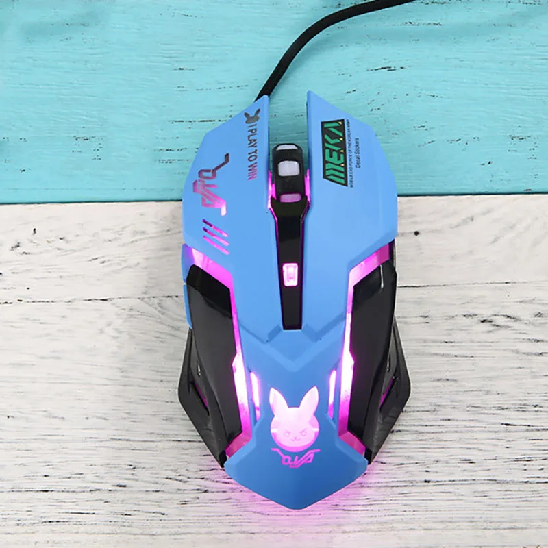 Mouse Gaming OW 6 Tombol denga - Pc Gaming Pink ulasan dan harga